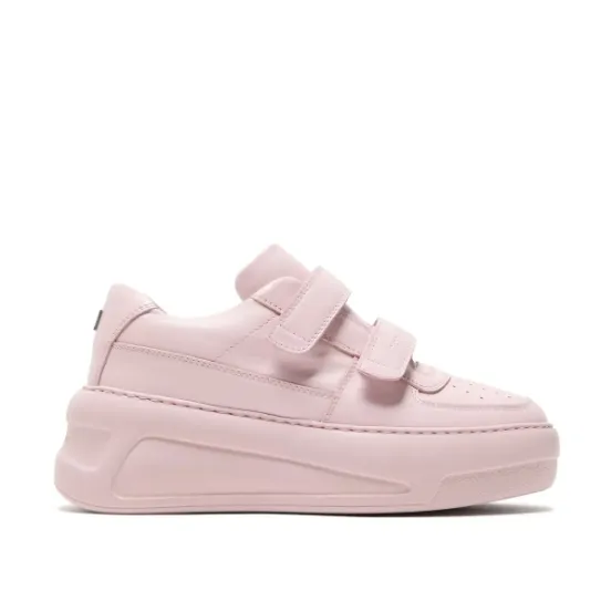 ACNE STUDIOS 粉色魔术贴运动鞋