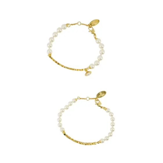 Vivienne Westwood 西太后 Amelia 珠饰品牌标志手链 2条装