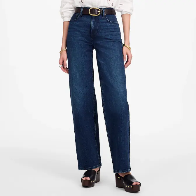 Madewell 复古阔腿牛仔裤