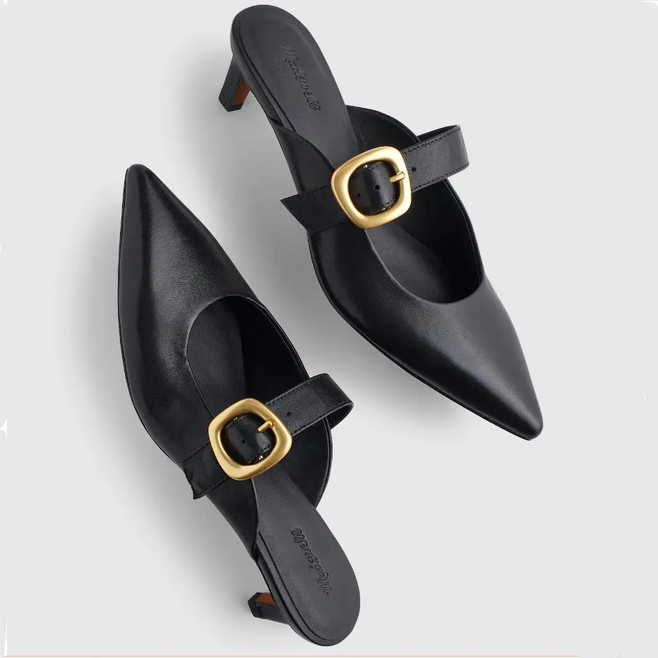 Madewell 尖头单根皮鞋