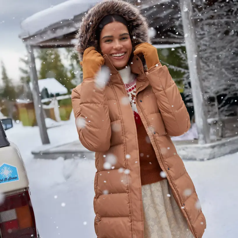 Lands' End Max 600 女士羽绒服