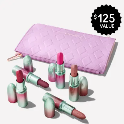 MAC 魅可 Less Is Bore 口红5件套