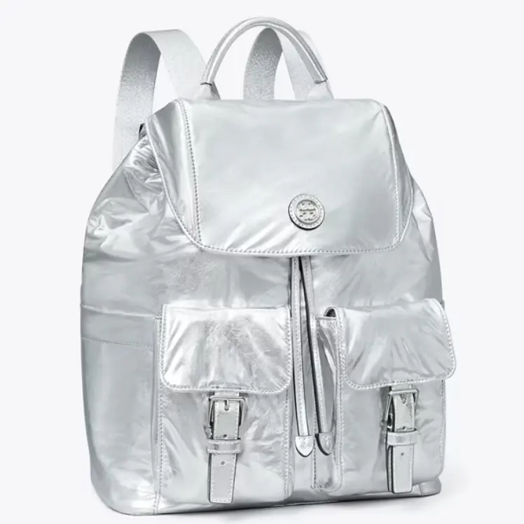 Tory Burch 汤丽柏琦 Virginia 金属风 双肩包