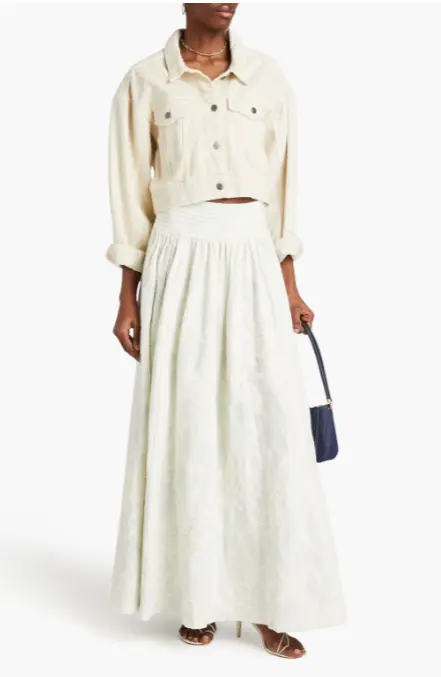 ZIMMERMANN 牛仔提花长裙