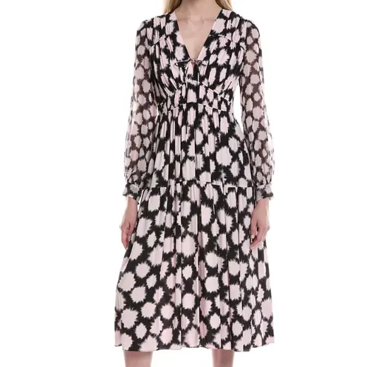 DVF akiva 艺术笔刷迷笛裙