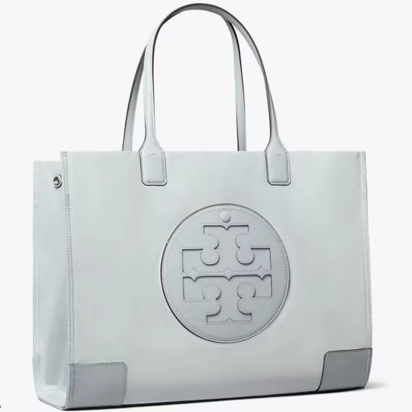 补货！Tory burch 汤丽柏琦 Ella 托特包 雾霾蓝