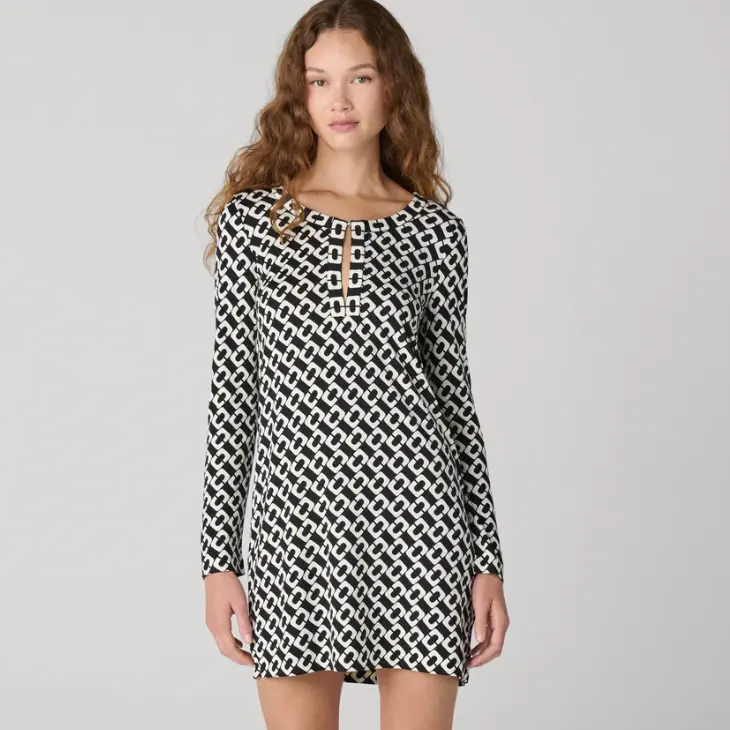 DVF Reina 连衣裙 短款