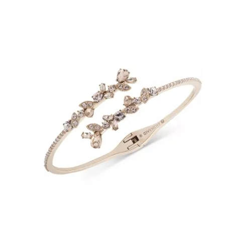 Givenchy 纪梵希 水晶花卉环绕式手镯 2色可选