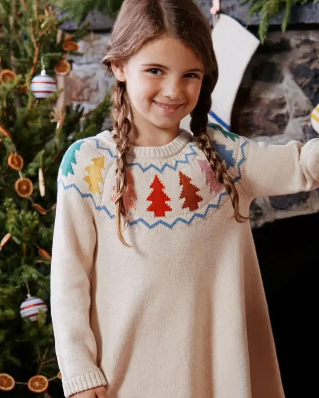 节日毛衣连衣裙