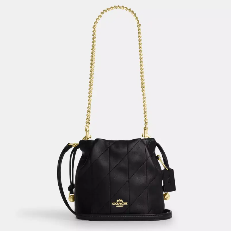 Coach 蔻驰 Faye 迷你绗缝抽绳包