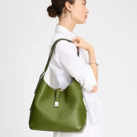 Kate Spade Deco 绿色大号单肩包