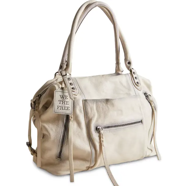 返$50礼卡！Free People 白色机车包