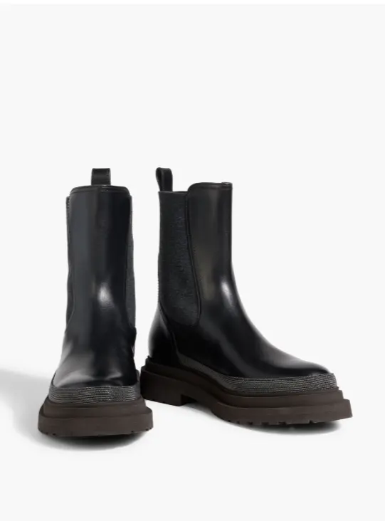 BRUNELLO CUCINELLI 切尔西皮靴