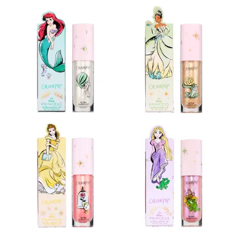Colourpop 卡拉泡泡 迪士尼公主超亮泽唇釉全系列
