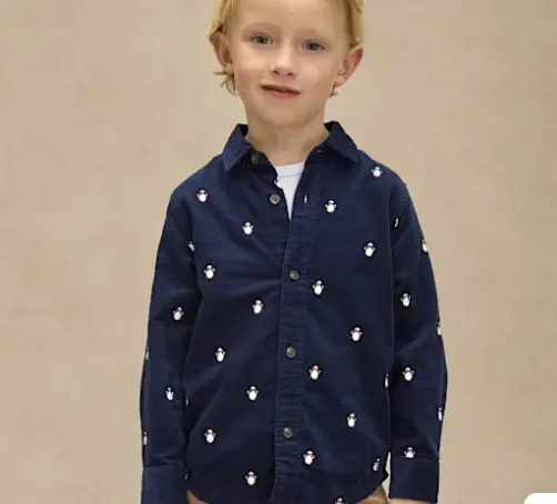 Gymboree 条纹圣诞衬衫