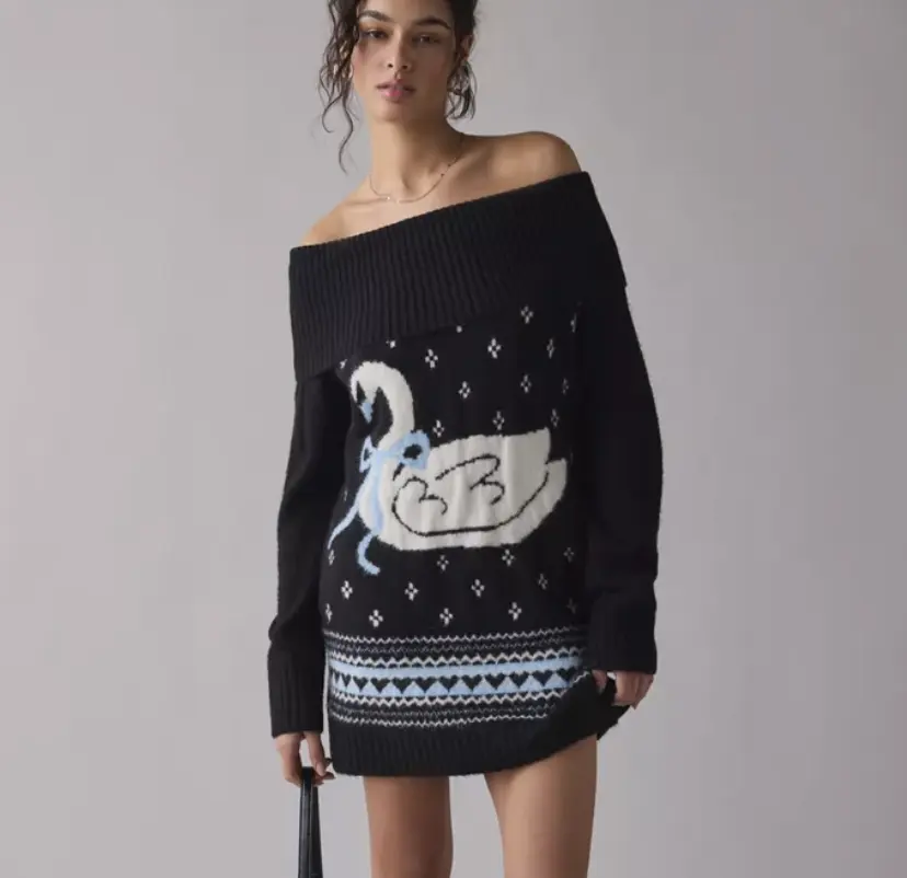 BDG Suzie 天鹅针织连衣裙