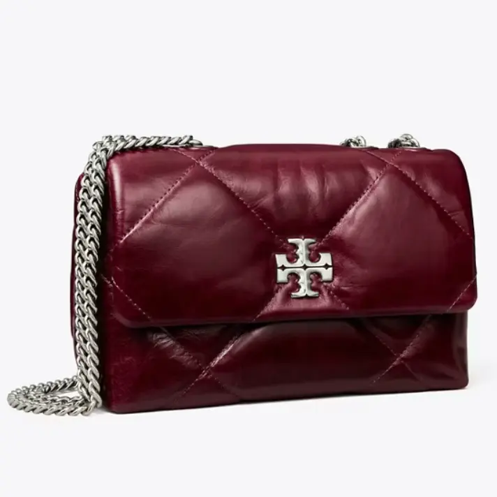 Tory Burch 汤丽柏琦 Kira 小号云朵包 酒红色