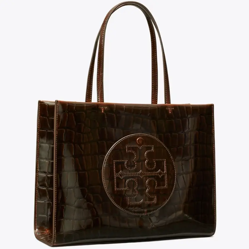 Tory Burch 汤丽柏琦 Ella 小号 鳄鱼纹托特