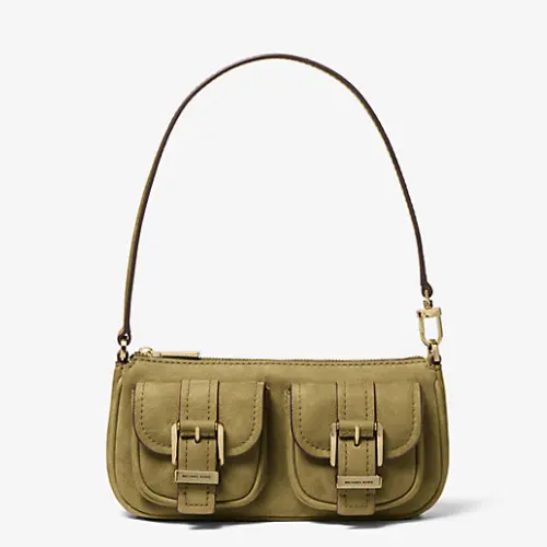 Michael Kors Zoe 小号麂皮单肩包