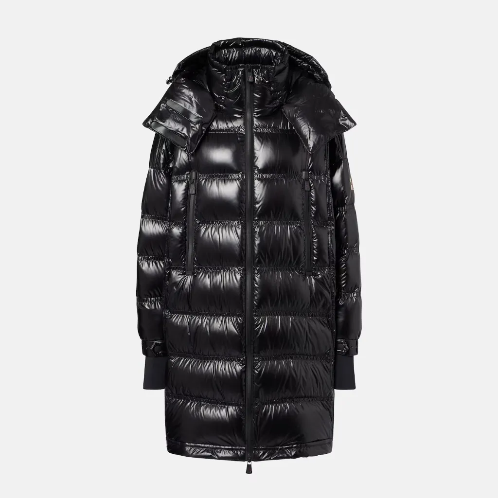 MONCLER GRENOBLE Rochelairs 黑色长款羽绒服