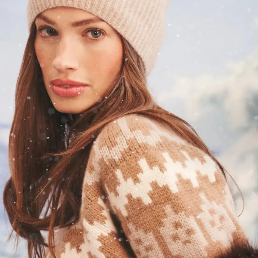 NAADAM：滑雪季精选配饰闪促 羊驼毛围巾$84.8