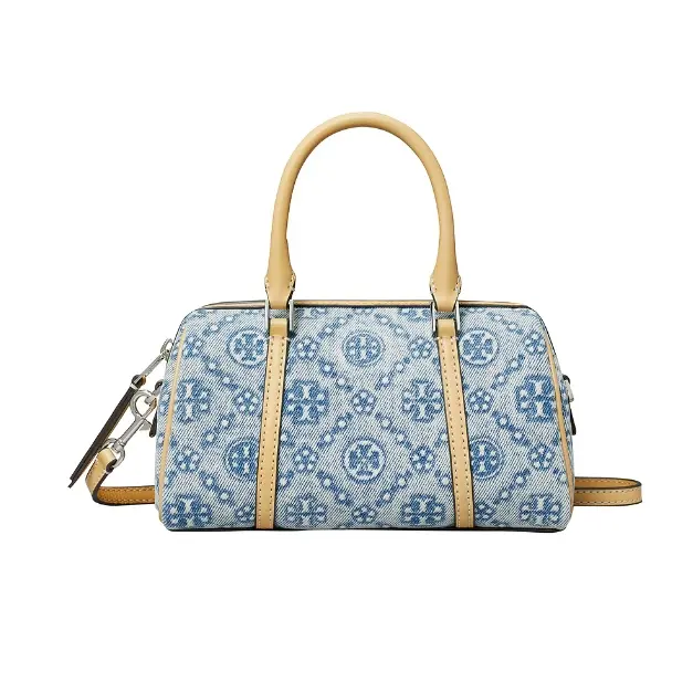 最后一只！TORY BURCH 汤丽柏琦新版老花波士顿手提包