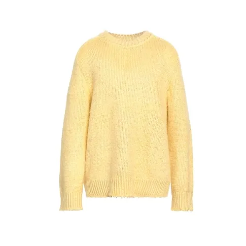 MAISON MARGIELA 马吉拉黄色圆领毛衣