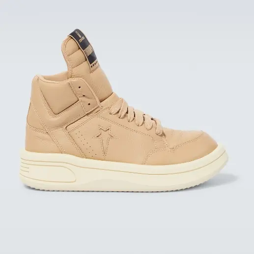 RICK OWENS x Converse TURBOWPN 奶茶色运动鞋