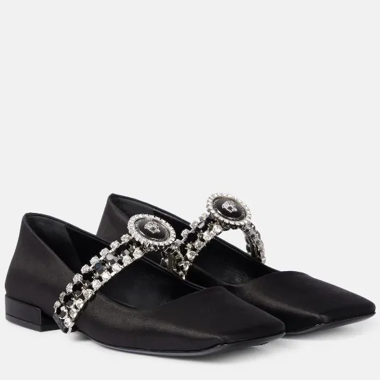 VERSACE 范思哲 Medusa 95 芭蕾舞平底鞋