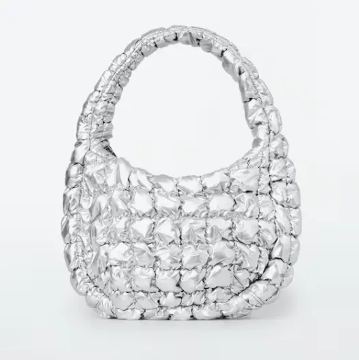 史低！COS  银色云朵包