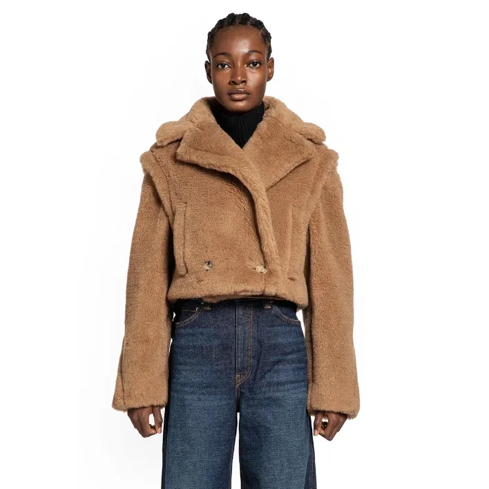 MAX MARA Santos 短款落肩外套