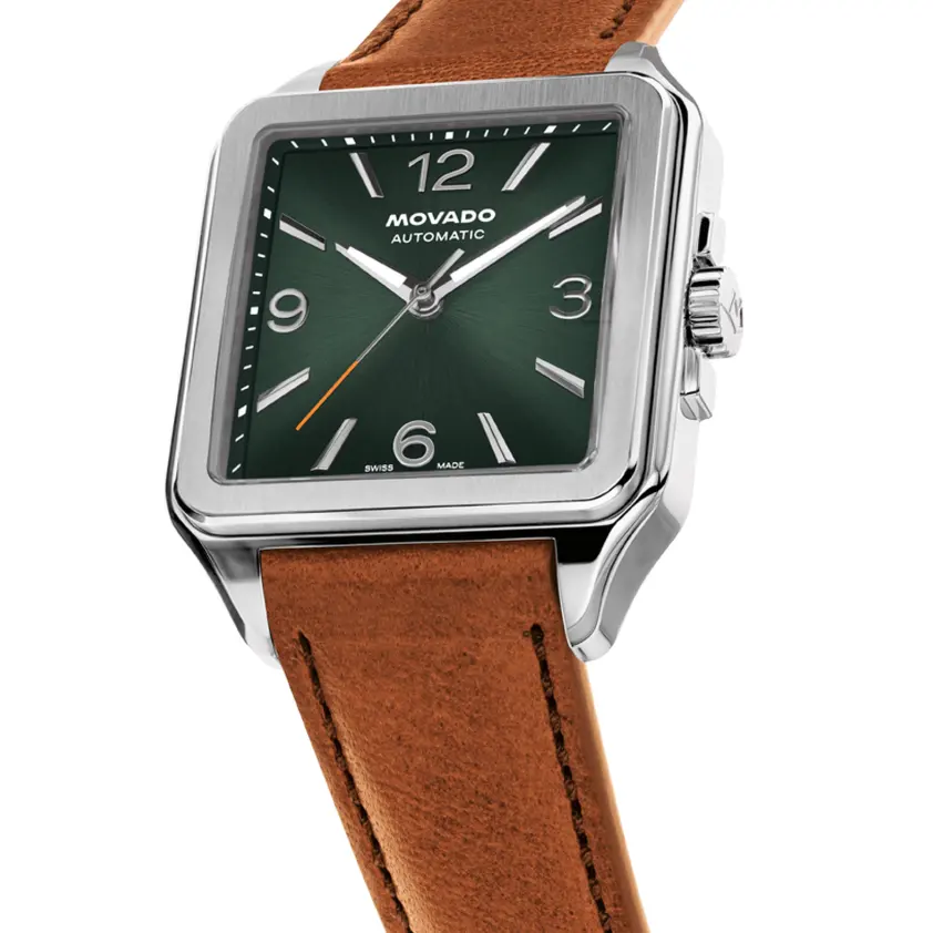 哈利伯顿同款！Movado Heritage 1917 经典方形腕表