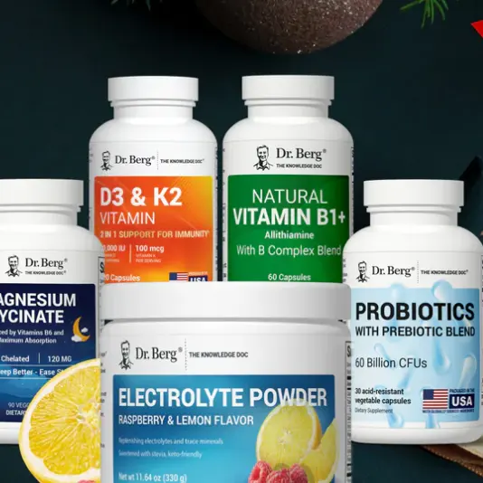 Dr Berg：全场营养保健、美妆个护 圣诞节倒计时12日连促