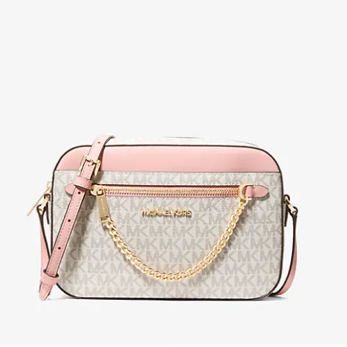 Michael Kors Jet Set 老花链条斜挎包