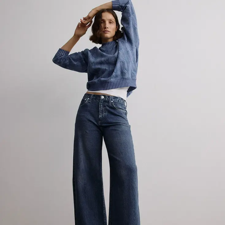 Rag & Bone：节日限时闪促 针织罗纹纽扣开衫$148