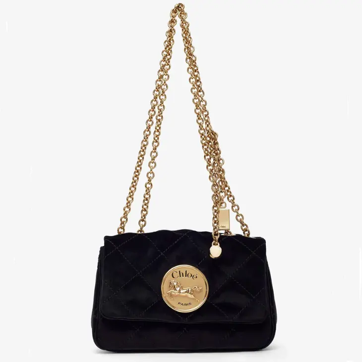 赵美延同款！Chloe 寇依 黑色单肩包