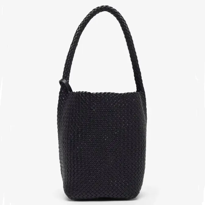 The Row 黑色麂皮托特包