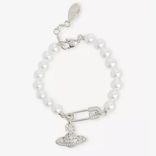 Vivienne Westwood 西太后 土星吊坠 珍珠手链