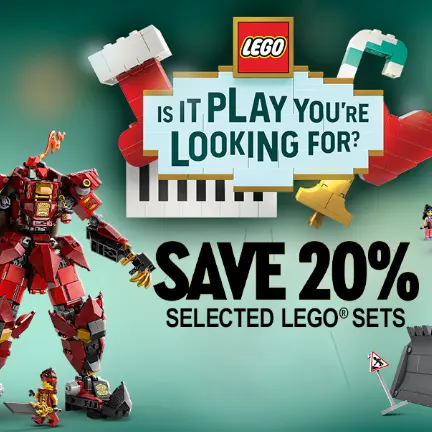 Hamleys：精选 Lego 积木无门槛8折