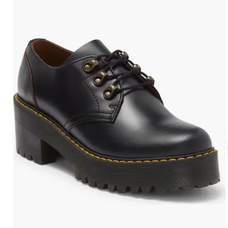 Dr. Martens Leona 厚底德比鞋