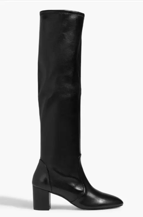 STUART WEITZMAN 尤莉安娜 60 皮革及膝靴