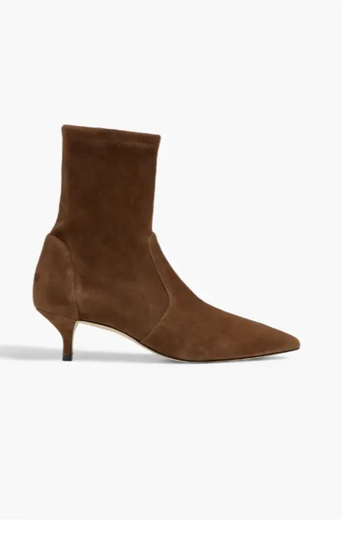 STUART WEITZMAN Naomi 50 麂皮短靴