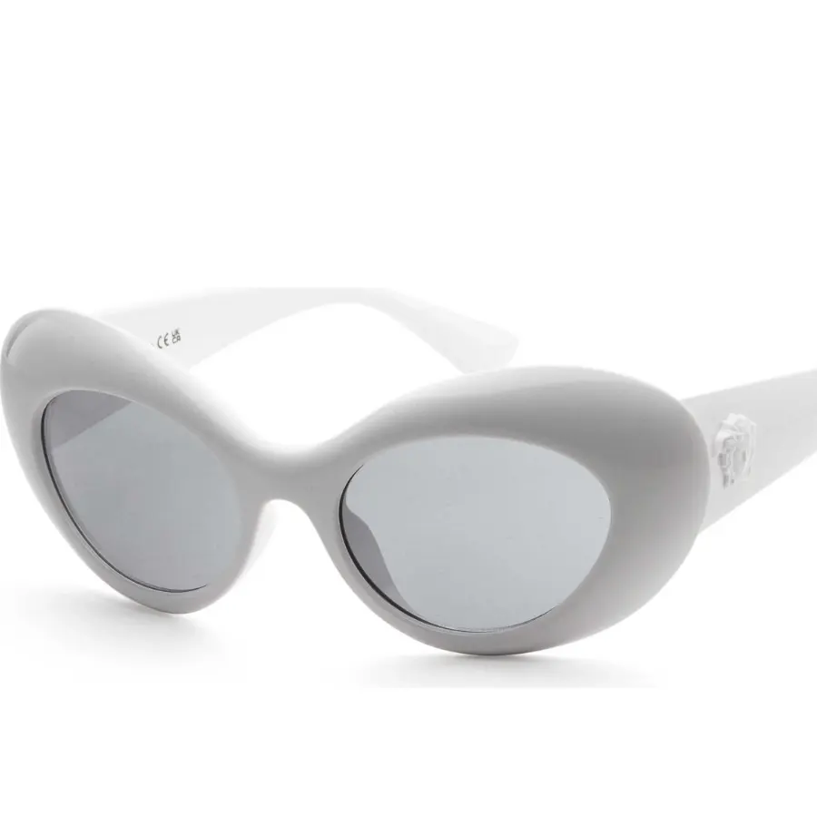 Versace 范思哲 白色椭圆太阳镜