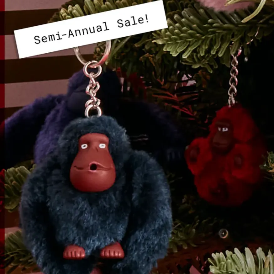 Kipling：大促升级！折上额外5折+正价6折