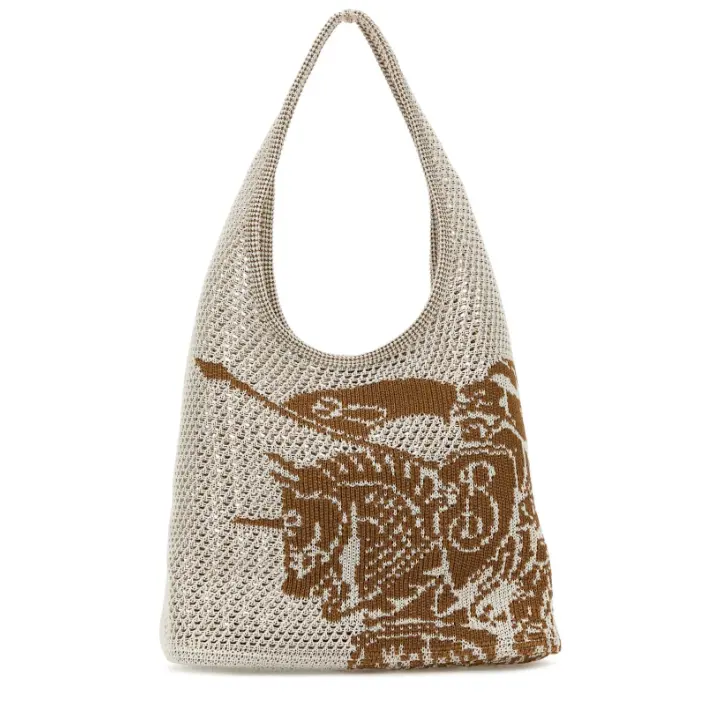 张婧仪同款！Burberry 针织网眼单肩包