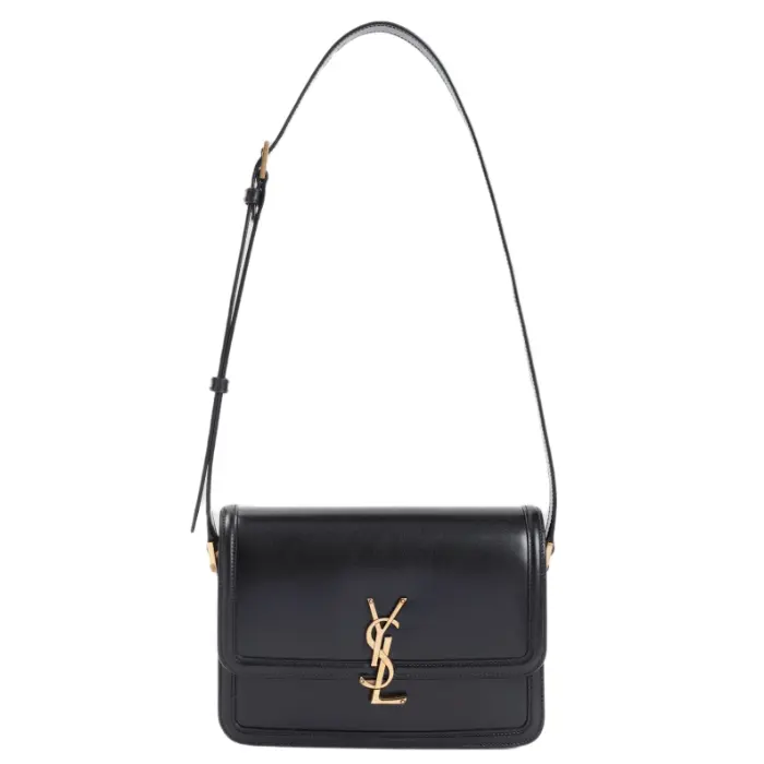 Rose 同款！Saint Laurent Solferino 黑金豆腐包