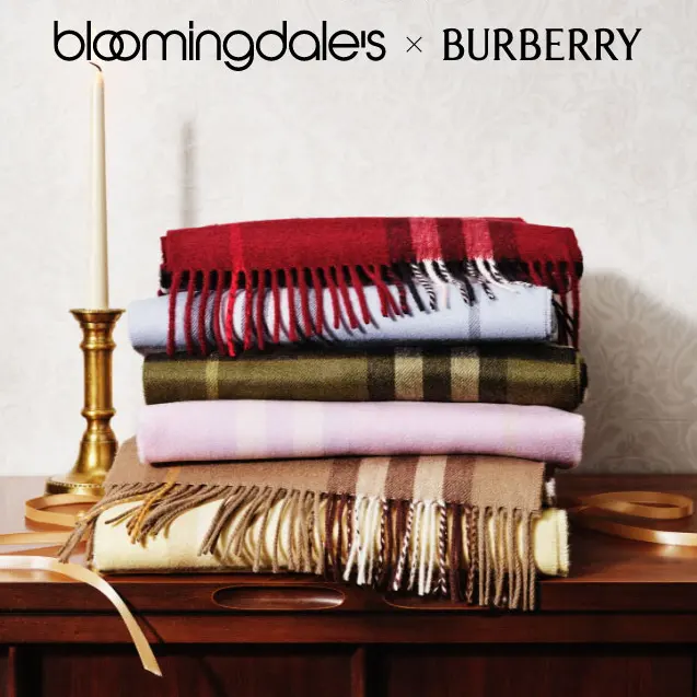 Bloomingdales：Burberry X 布鲁明强势上新！入手配饰、服饰、包袋等