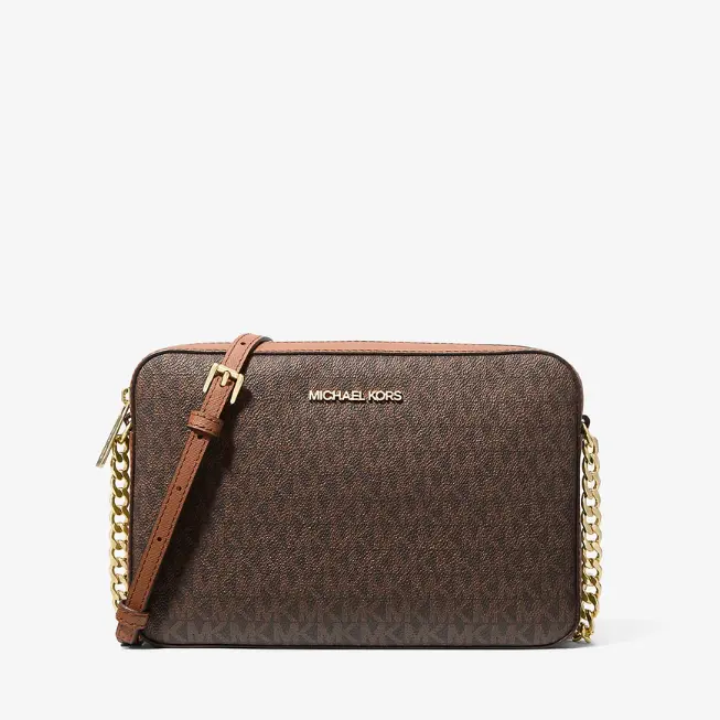 Michael Kors jet set 老花斜挎包