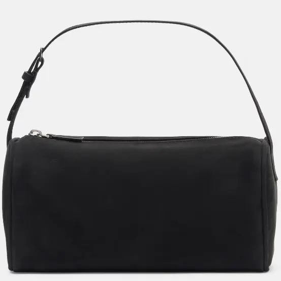 Rose 同款 THE ROW 90s 黑色皮革单肩包