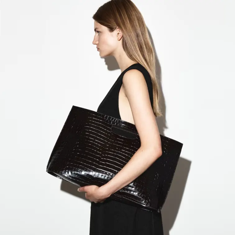 COS 鳄鱼纹皮包